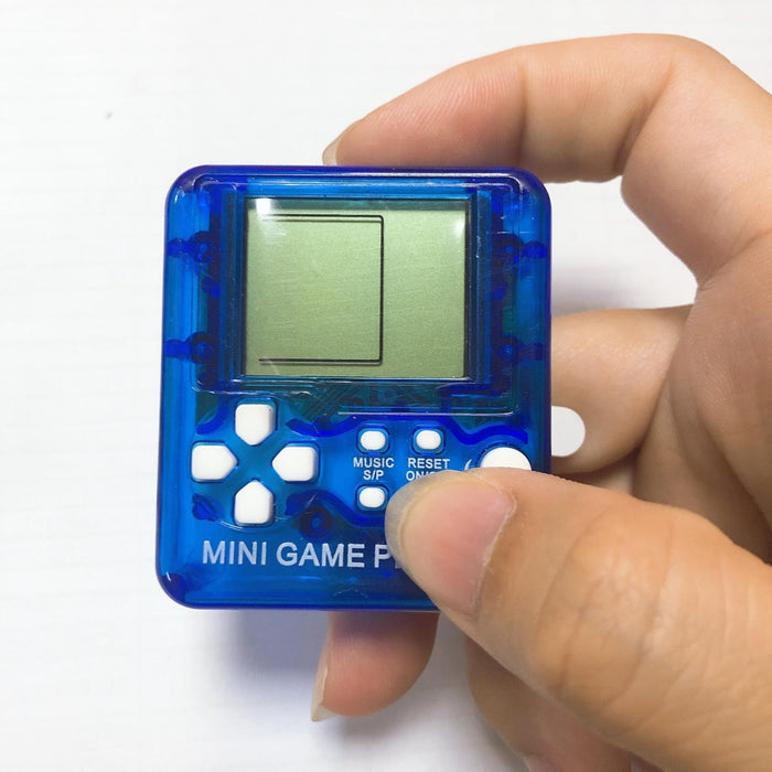 4 Pcs Handheld Mini Game Console Toy Classic Brick Game Console With Keychain Random Colour