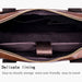 Men Leather Messenger Bag - 14 Inch Handheld Briefcase Brown