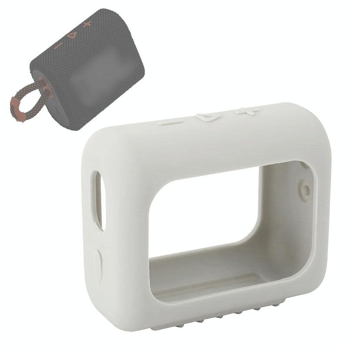 For Jbl Go3 Bluetooth Speaker Silicone Cover Portable Protective Case With Carabiner