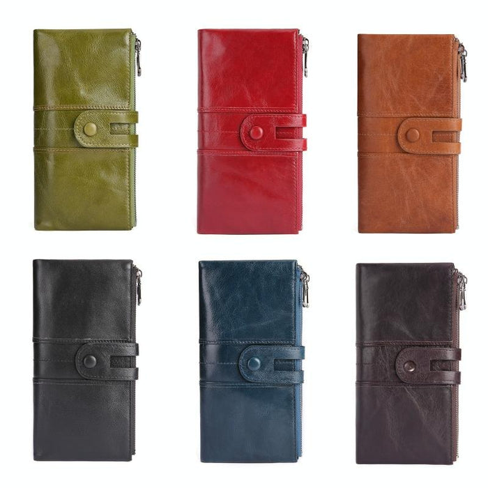 Women Leather Rfid Wallet - Sleek & Secure