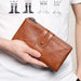 Women Leather Rfid Wallet - Sleek & Secure