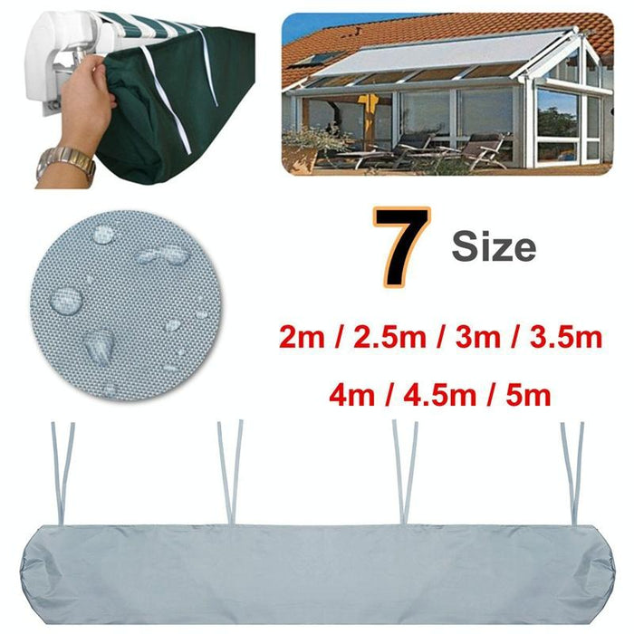 Waterproof Retractable Canopy for Outdoor Patio - 3m Size