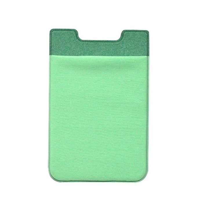 Lycra Phone Card Holder Stretch Back Sticker Wallet For Cards Bus Pass Bank Fits Most Phones