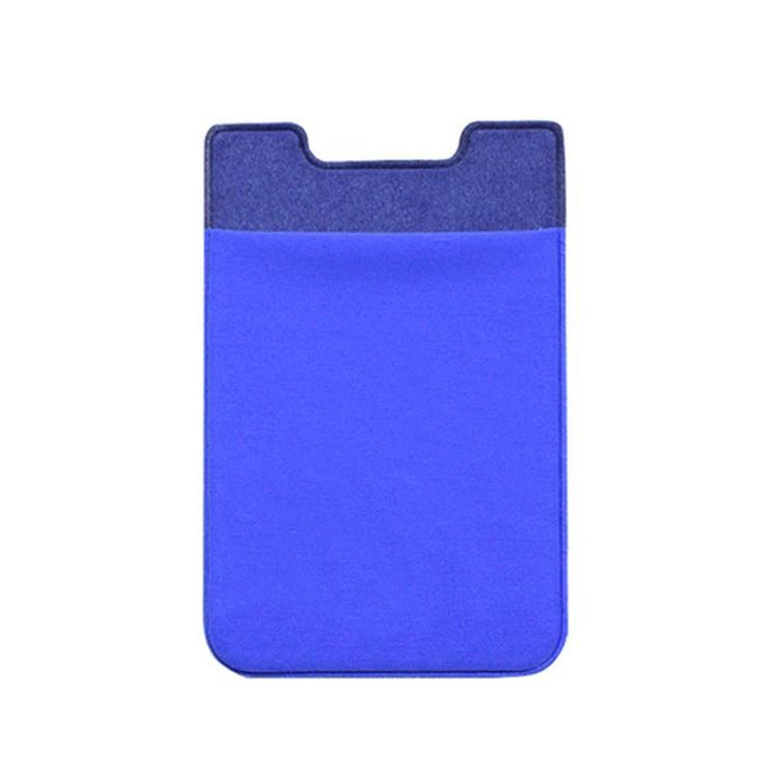 Lycra Phone Card Holder Stretch Back Sticker Wallet For Cards Bus Pass Bank Fits Most Phones