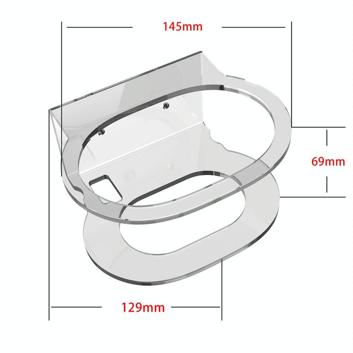 2 Pcs Jg02Y Speaker Wall Bracket For Google Nest Audio Transparent White