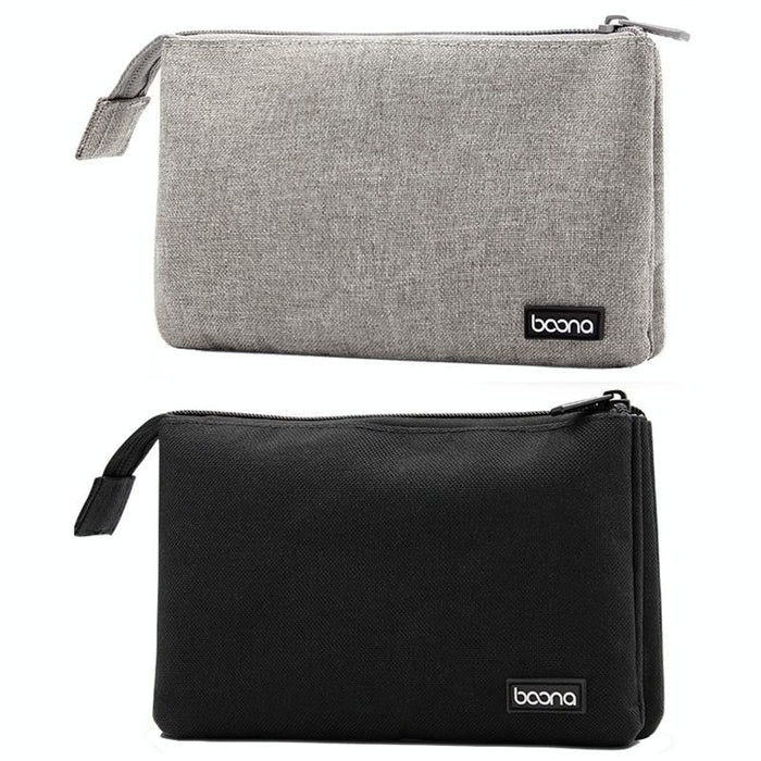 Bn-E002 Dual-Layer Digital Storage Bag Data Cable Travel Organizing Bag