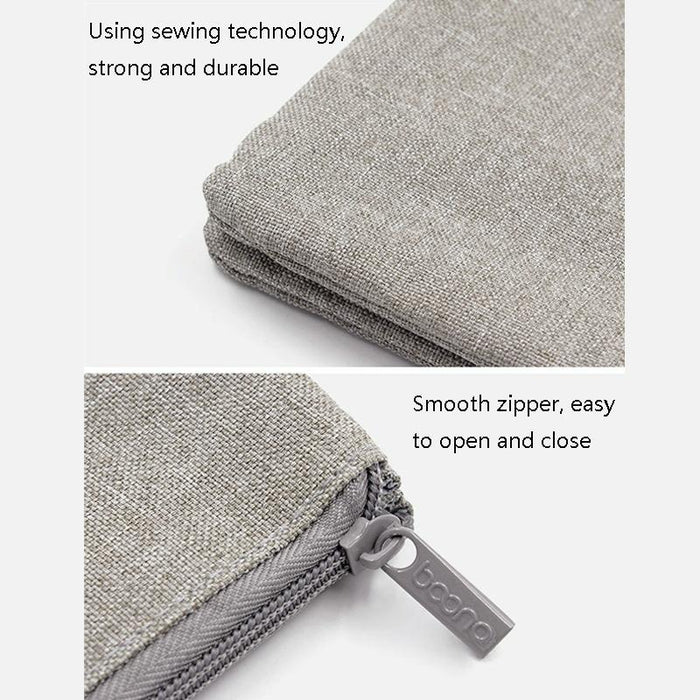 Bn-E002 Dual-Layer Digital Storage Bag Data Cable Travel Organizing Bag