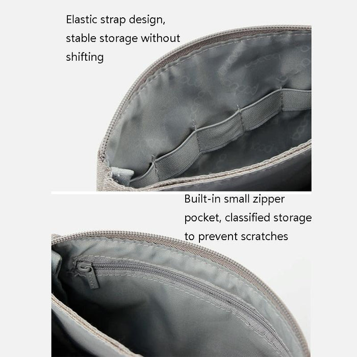 Bn-E002 Dual-Layer Digital Storage Bag Data Cable Travel Organizing Bag