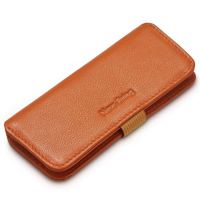 Leather Key Case With Pull Out Coin Purse Compact Key Storage For Men And Women