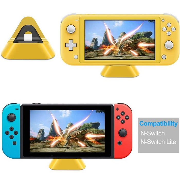 Portable Triangle Charger For Switch/lite Pack Of 2