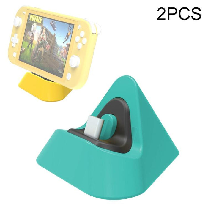 Portable Triangle Charger For Switch/lite Pack Of 2