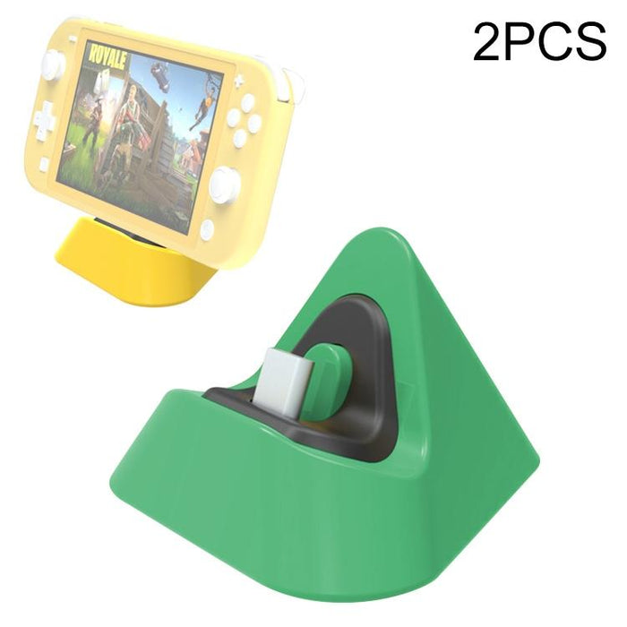 Portable Triangle Charger For Switch/lite Pack Of 2