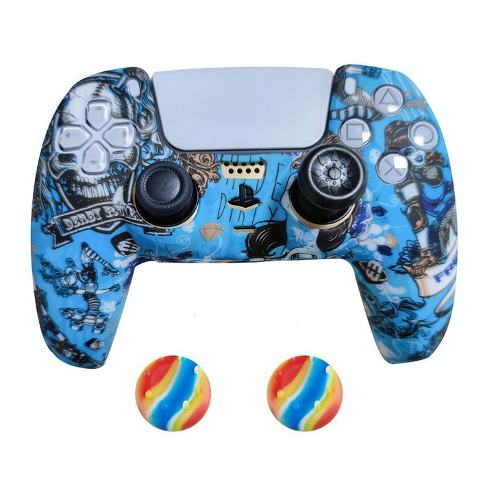 2 Pcs Ps5 Gamepad Silicone Protective Cover