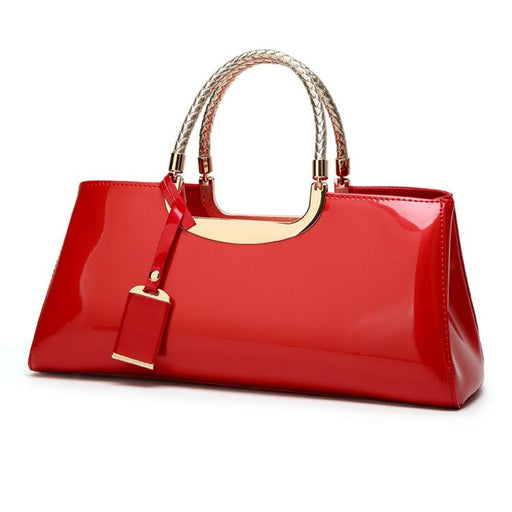 Glue Shoulder Bag Patent Leather Ladies Handbag