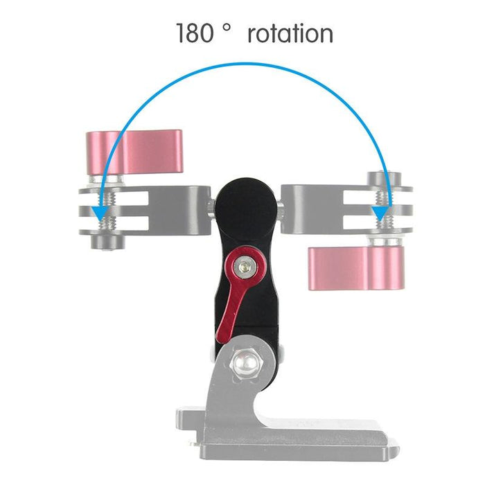 Aluminium Alloy 360 Degree Rotating Mount Adapter