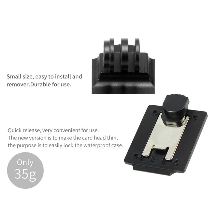 Universal Helmet Mount for Action Cameras