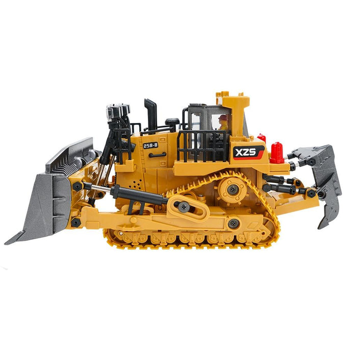 2.4G Remote Control Nine-Channel Crawler Heavy Bulldozer Children Remote Control Toy Alloy Excavator