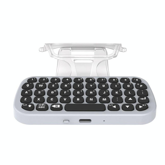 Tp5-0556 Bluetooth Keyboard Wireless Gamepad With Headphone Jack For Ps5 White