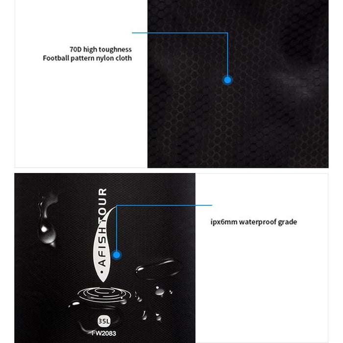 Multi Function Outdoor Storage Bag Waterproof Lightweight 35L Capacity