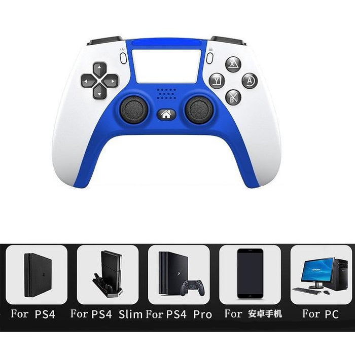 Bluetooth Wireless Six-Axis Programmable Dual-Vibration Gamepad For Ps4 Red