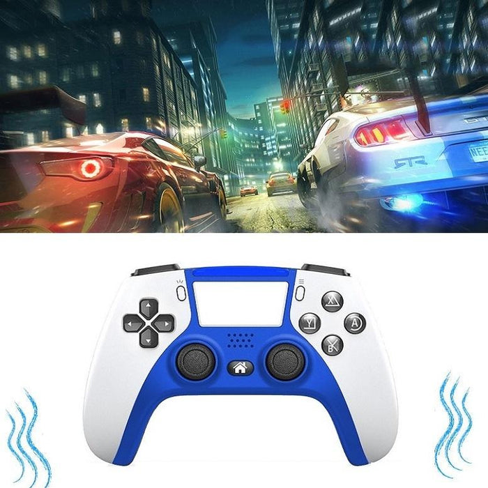 Bluetooth Wireless Six-Axis Programmable Dual-Vibration Gamepad For Ps4 Red