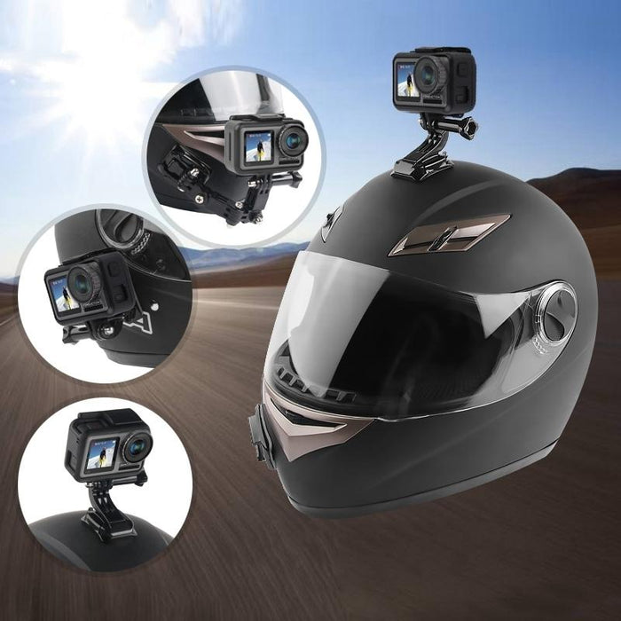 Universal Multi-joint Helmet Mount for Action Cameras