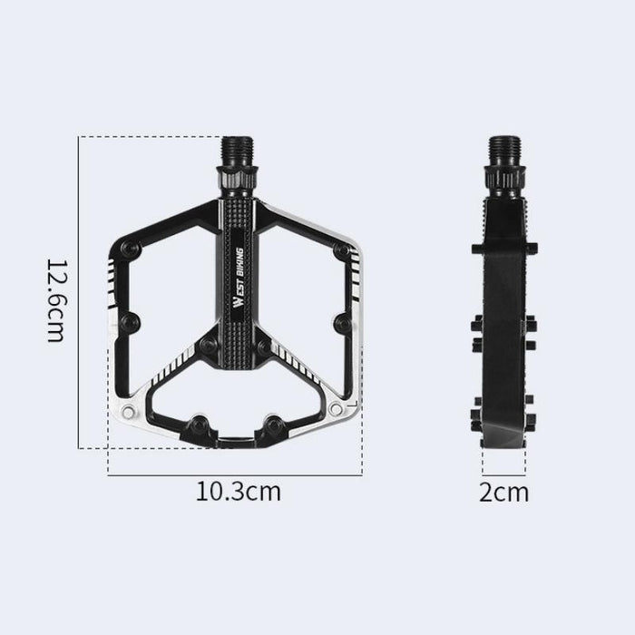 Aluminum Alloy Bike Pedal Black