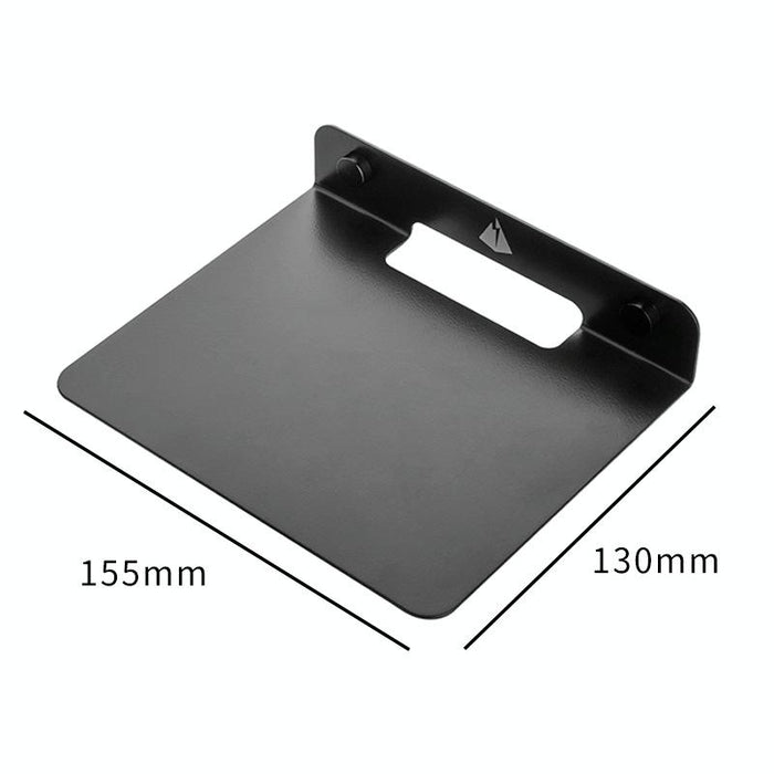 Universal Wall Storage Metal Bracket For Bluetooth Speaker - Size 15.5 X 13 X 3Cm Black