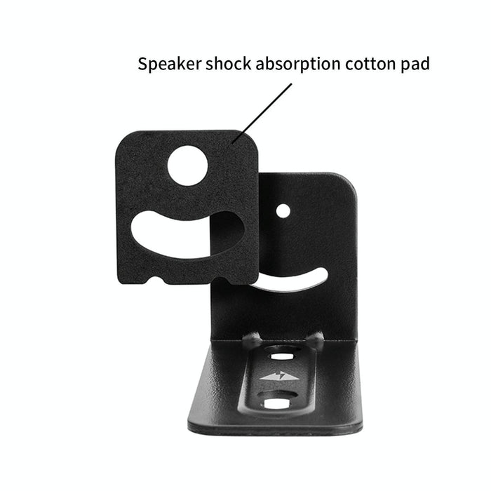 Universal Wall Bracket Non-Slip Storage Bracket For Long Strip Speaker Black