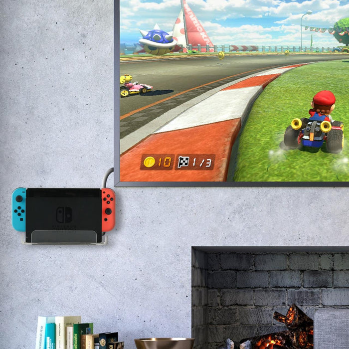 Wall Mount Storage Rack For Nintendo Switch Console