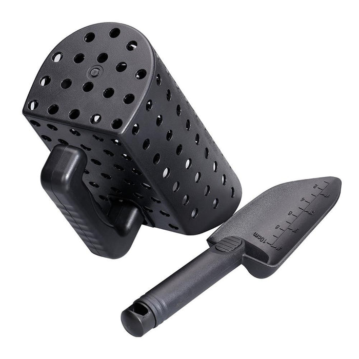 Metal Detector Sand Scoop And Shovel Set Digging Tool Black