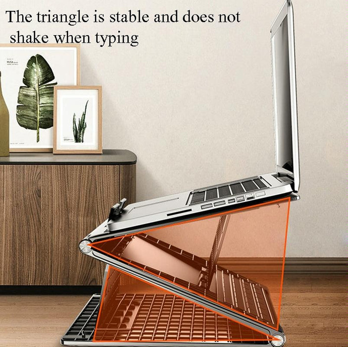 Laptop Stand Portable Double-layer Multi-gear Adjustment