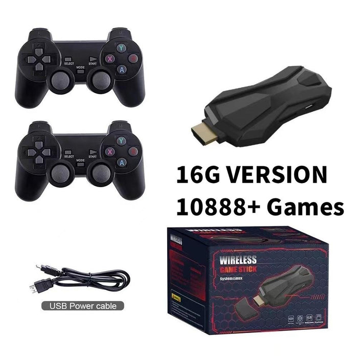 D10 Home Double Tv Game Console With 2.4G Wireless Controller - 16G