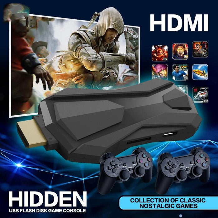 D10 Home Double Tv Game Console With 2.4G Wireless Controller - 16G