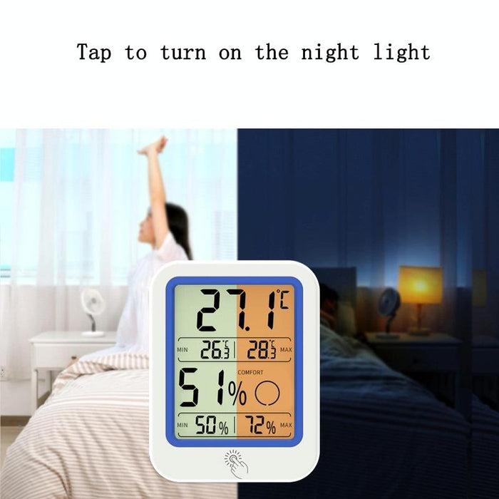 Industrial Digital Display Thermometer & Hygrometer Wall Mounted