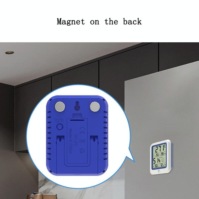 Industrial Digital Display Thermometer & Hygrometer Wall Mounted