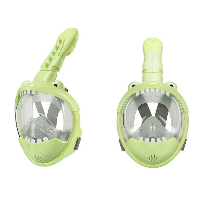 Cartoon Kids Full Dry Diving Mask Swimming Anti Fog