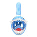 Cartoon Kids Full Dry Diving Mask Swimming Anti Fog