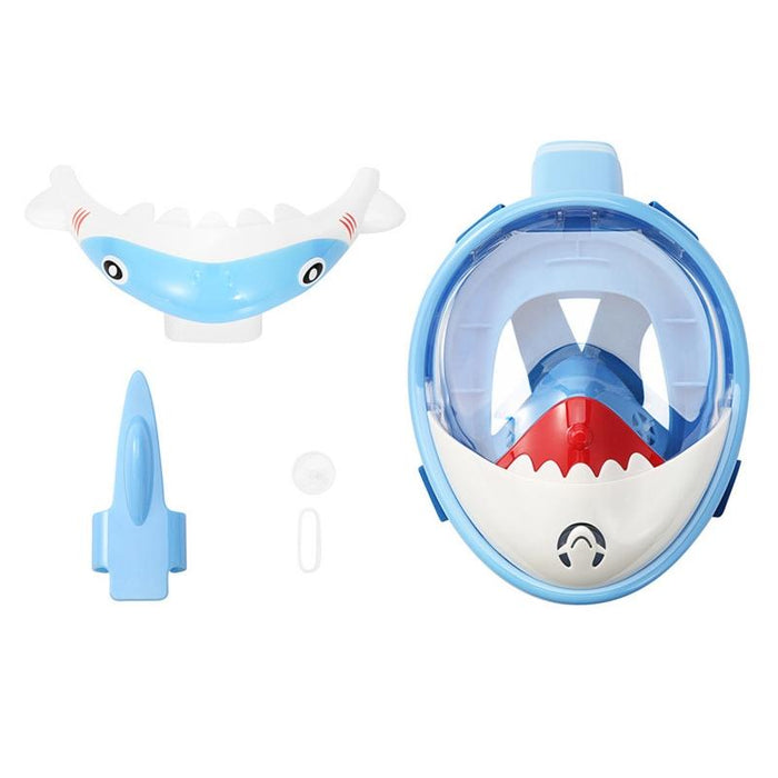 Cartoon Kids Full Dry Diving Mask Swimming Anti Fog