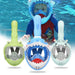 Cartoon Kids Full Dry Diving Mask Swimming Anti Fog