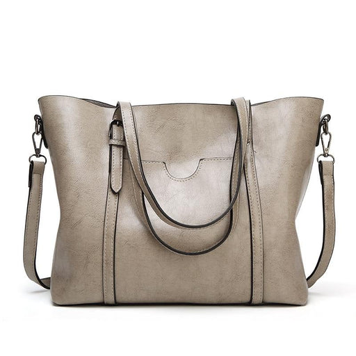 Wax Leather All Match Fashion Handbag