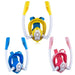 Kids Double Tube Full Dry Silicone Diving Snorkeling Mask