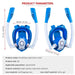 Kids Double Tube Full Dry Silicone Diving Snorkeling Mask