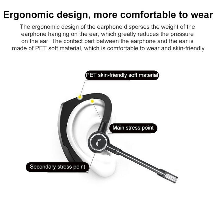 Wireless Bluetooth Earphone For Business And Car Use