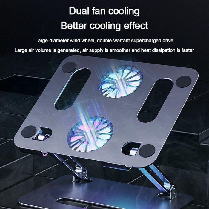 Aluminum Folding Laptop Stand - Cooling & Space-saving