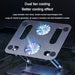 P43f Aluminum Alloy Folding Computer Stand Notebook Cooling