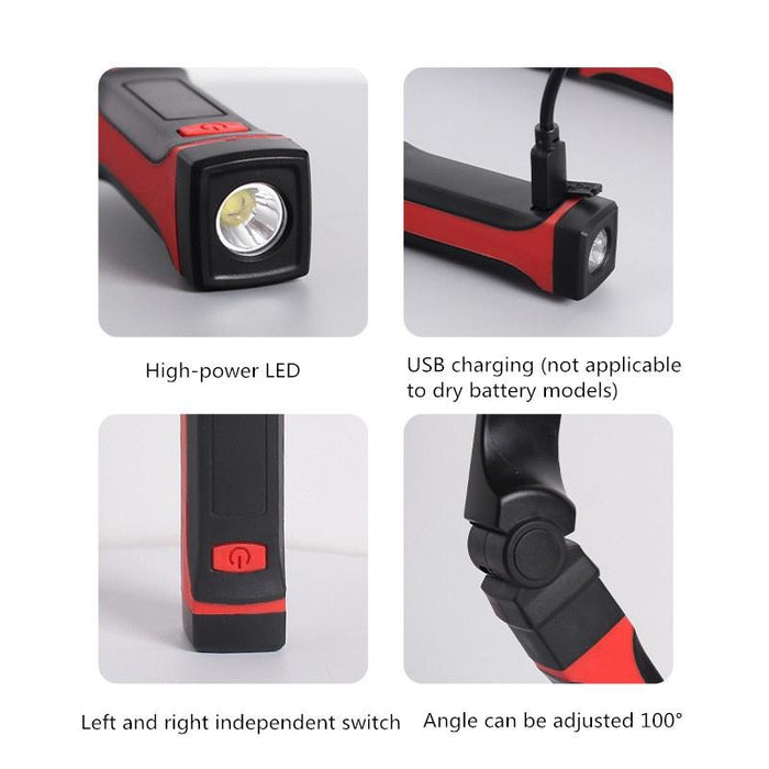 Portable Led Hanging Neck Light For Outdoor Work Battery-Powered