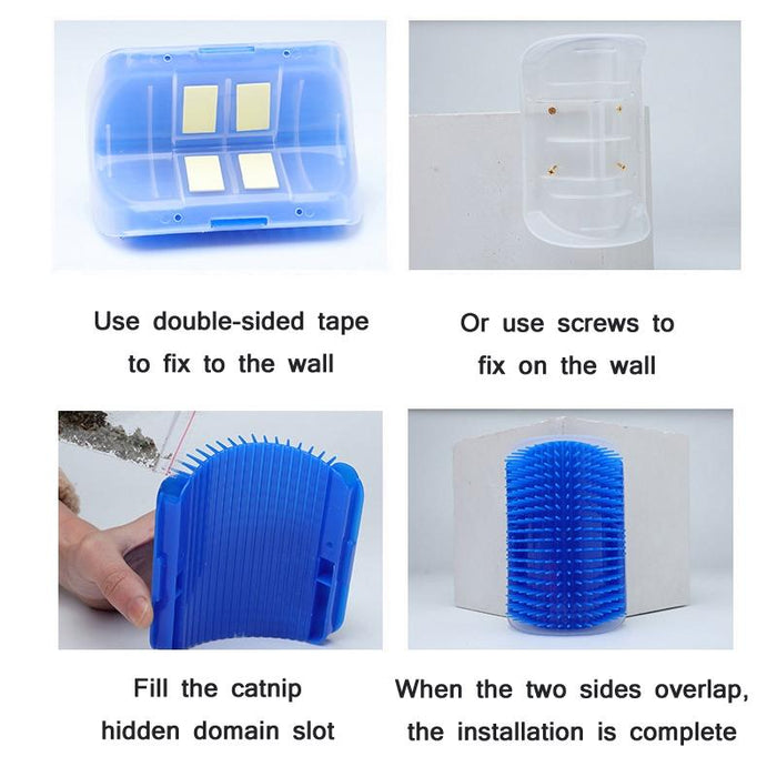 Cat Corner Hair Massage Brush Pet Grooming