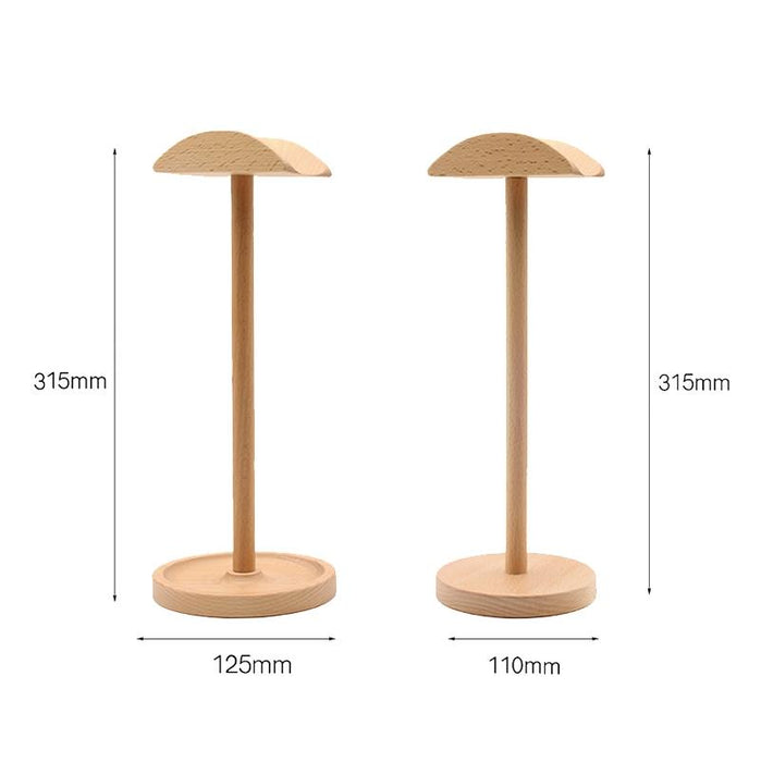 Am-Ejzj001 Desktop Solid Wood Headset Display Stand