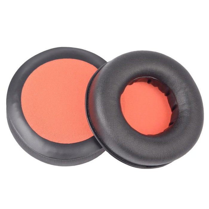 2 Pcs Headset Sponge Earmuffs For Razer Kraken 7.1 V1 Pro - Black & Orange Net